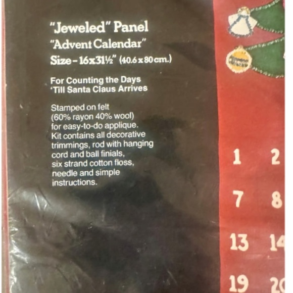 Sultana “Jeweled” Panel ‘Advent Cal’ No.32120, NEW/SEALED - Picture 3 of 4